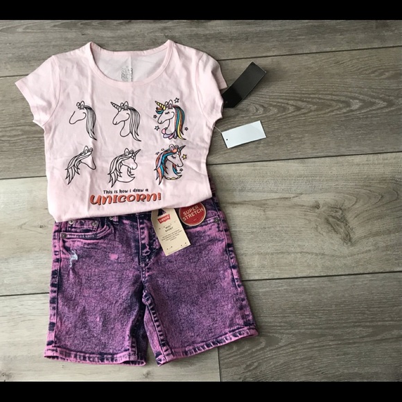 Levi’s girls midi shorts size 10 R - Picture 8 of 8